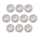 thumbnail image 1 of 10 Piezas de 18 Mm de Acrílico de Cristal de Perlas Botones Planos Accesorios de Hallazgos para La Fabricación de Joyas DIY Artesanía Perla beige Baoblaze Acrílico Crystal Craft Buttons, 1 of 8
