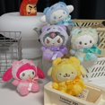 thumbnail image 3 of Sanrio Kuromi Cinnamoroll Mi Melodía Colgantes Juguetes Lindo Peluche Bolsa Mochila Colgante Llavero De Dibujos Animados Para Niños Mejor Amigo, 3 of 4