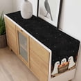 thumbnail image 4 of Cute Ghost Table Runner - 108 Inch Long, Kitchen Dining Table Runner Dresser Scarves, Autumn Napkins Harvest Black Night Farmhouse Decor for Coffee Tables Wedding Party Banquet, 4 of 8