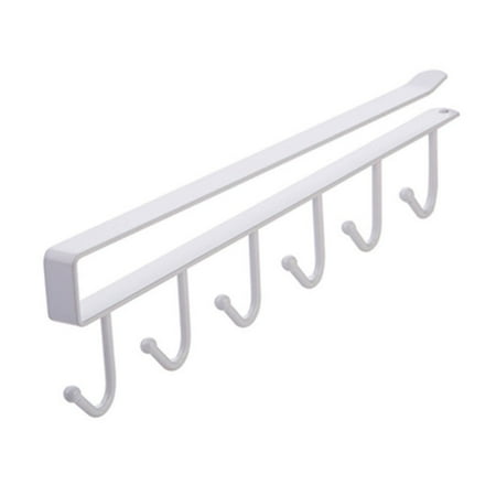 

Hooks Mug Cup Holder Hanger wine glasse storage hook Rack Cabinet Hook Kitchen White