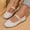 Beige, variant on Women Fashion Bowknot Flats Comfort Pointed Toe Dress Shoes