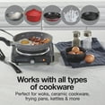 thumbnail image 5 of Proctor Silex Countertop Single Electric Burner with Adjustable Temperature, Portable, Black, 5 of 9
