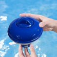 thumbnail image 3 of Pool Chlorine Floater, Floating Chlorine Dispenser for Pool, Chlorine Floater Chlorinator/Bromine Floater, Pool & Spa Chemical Dispenser, Premium Automatic Tablets Floaters for Hot Tub/Spa. (Blue-1PC), 3 of 5