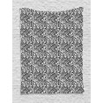 thumbnail image 1 of Animal Print Tapestry, African Safari Fashion Themed Pattern with Monochrome Tiger Skin, Wall Hanging for Bedroom Living Room Dorm Decor, 40W X 60L Inches, Charcoal Grey and White, by Ambesonne, 1 of 2