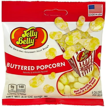 BUTTERED POPCORN-  Candy Jelly Beans - (4) 3.5oz BAGS -