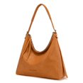 thumbnail image 6 of Montana West Hobo Bags for Women Ultra Soft Vegan Leather Ladies Crossbody Purse With Zipper, Brown, 6 of 7