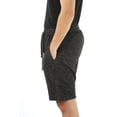 thumbnail image 2 of At The Buzzer Sweat Shorts for Men with Pockets and Drawstring (Black, Large), 2 of 3