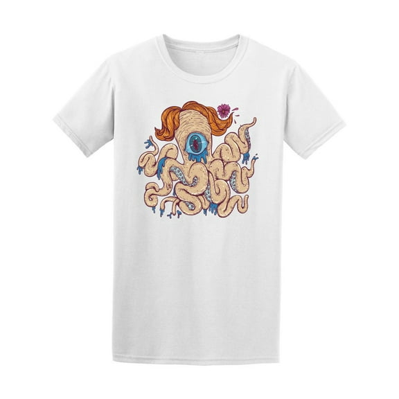 Graffiti Style Octopus Monster T-Shirt Men -Image by Shutterstock, Male Small