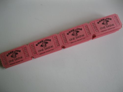815460 Var 1 Roll Tickets Numbered consecutively Blue Pink Bratwurst STAMPS 