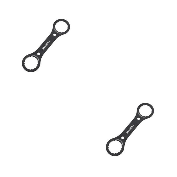 Soportes inferiores de bicicleta Yuarrent llave inglesa herramientas de reparación aleación de aluminio 2piezas Tipo 2