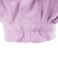 thumbnail image 4 of TOPTIE Chef Hat for Kid & Adult, Cotton Elastic Adjustable Kitchen Cooking Baking Hat-Light Pink-L, 4 of 6