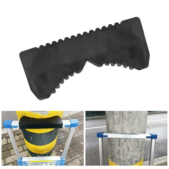 Rubber Steep Ladder Accessoryl with 2 Screws Wear Resistant Ladder Stabilizer
