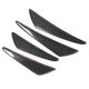 thumbnail image 2 of 4pcs/set Universal Carbon Fiber Bumper Canards Lip Spoiler para, 2 of 7