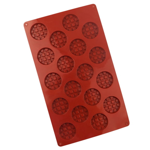 Clearance Under $2.16! 1 Pack 12-Cavity Round Sphere Silicone Cake Mold for Baking (Brown)