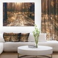 thumbnail image 1 of Route dans la Forêt Foncée - Art Moderne sur Toile, 1 of 1