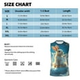 thumbnail image 5 of Balery Cute Angel Winged Rabbit Men's Sleeveless Muscle Shirts Workout Tank Top, Moisture Wicking, Odor Protection-Small, 5 of 8