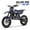 Blue, variant on TOXOZERS 50cc Dirt Bike for Kids, Youth Off-Road Motorcycle for Ages 8 and Up, EPA Certified with 25 MPH Top Speed,Green