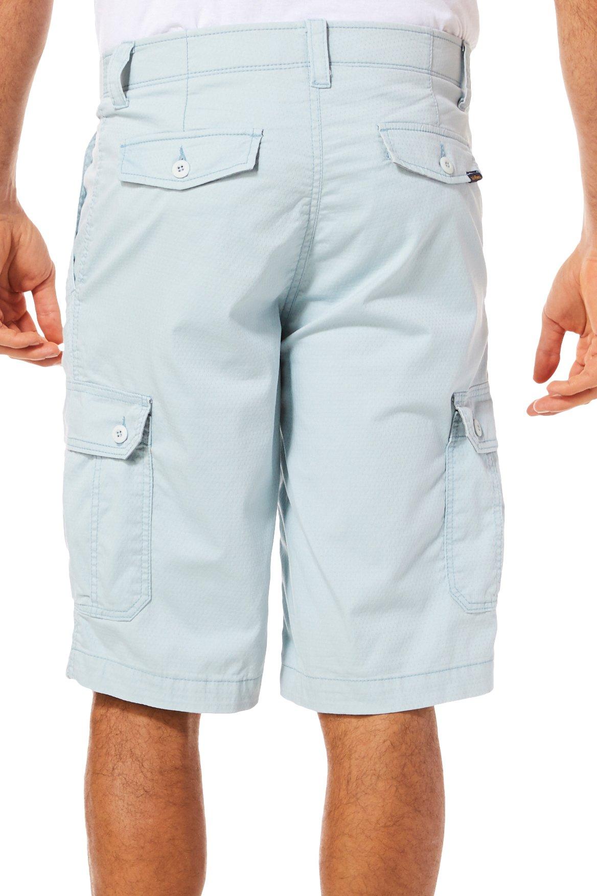 elastic band cargo shorts