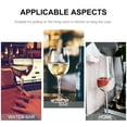 thumbnail image 4 of LOLIPPYY Kitchen Glass Hanging Rack 30x22 5in Silver For Counter Top 1Pack, 4 of 8