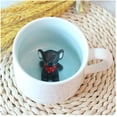 thumbnail image 1 of 3D Cute Animal Ceramics Coffee Cup Office Cup Elephant -, 1 of 5
