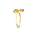 thumbnail image 6 of Gem & Harmony 1/2 Carat (Ctw) Citrine Heart Ring in 10K Yellow Gold for Women, 6 of 7