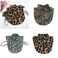 thumbnail image 2 of Aellinatey Women Leopard Snakeskin Print False Collar Half Shirt Detachable Layering Top, 2 of 15