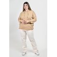 thumbnail image 1 of Sudadera efecto jaspeado Roman Fashion /Tallas Extras, 654 (Cafe) cafe 38, 1 of 6
