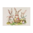 thumbnail image 2 of TOPRenddon 17.7x11.8in Multicolor Easter Placemats, Washable Polyester Heat-Resistant Mats, Bunny & Egg Pattern Table Mats for Home Kitchen Restaurant, Spring Holiday Party Decoration, 2 of 6