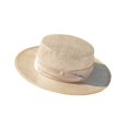 thumbnail image 1 of Sombrero de sol para mujer, sombrero de playa transpirable con parte plana para viajes, vacaciones, playa al aire libre Beige, 1 of 8
