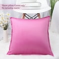 thumbnail image 2 of PiccoCasa 16"x16" Decorative Velvet Throw Pillow Covers Soft Square Cushion Cover 1Pcs Hot Pink, 2 of 7