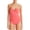 Paradise Coral, variant on Tommy Bahama Womens Ruched Tummy Control One-Piece Swimsuit