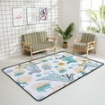 thumbnail image 4 of Crawling Indoor Carpet Play Mat Crocodile Cactuses Cute for Living Room Bedroom Educational Nursery Floor Mat Area Rugs 80x58inch, 4 of 6