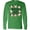 Kelly Green, variant on Inktastic Welcome to the Herd with Cute Black and White Holstein Cows Long Sleeve T-Shirt
