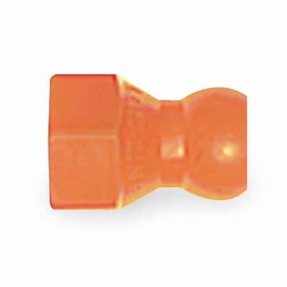 Loc-Line Flex Hose Flare Nut Adapter,1/4 In,PK4 41414