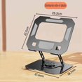 thumbnail image 2 of Soporte para Laptop Base Laptop Giratoria 360 Ángulo Ajustable, Plegable Laptop Stand con MacBook Air Pro, DELL, HP, Acer, ASUS, Lenovo, 2 of 5