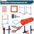 thumbnail image 2 of Dog Agile Hurdle Cone Set - 12 Cones & 6 Agile Rods Combo, 4-Height Adjustable Dog Training Equipment, PVC Durable Material, Stackable Design, Includes Storage Bag, 2 of 9