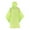 Lime Green, variant on Kids' Hooded Pullover Rain Poncho with Snaps