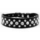 thumbnail image 1 of Collar de cuero para perro con diamantes de imitación (negro L) -, 1 of 1
