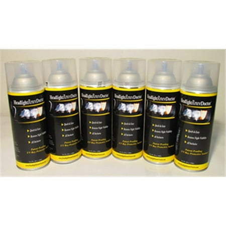 Headlight Renew Doctor UV Ray Protective Spray-On Sealant, Pack 6