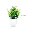 thumbnail image 2 of VERDANVERSE 4Ud Plantas Falsas En Maceta Para De Hogar Y Espacios Interiores, 2 of 6