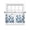 Blue Ivory, variant on Navy Blue Floral Sheer Curtains 63 Inch Length 2 Panels Set Window Treatments, Spring Flowers Butterflies Watercolor Rod Pocket Semi Curtains for Living Room/Bedroom/Kitchen Décor, 104"W x 63"L