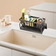 thumbnail image 5 of Kitchen Sink Organizer Sponge Stand Rack Compact And Stylish Storage Tool Drainage Sponge Syand For Bathrooms Process Rooms Feature: Quantity: 1Pcs Colour: White,Black,Gray Material: Plastic, 5 of 6
