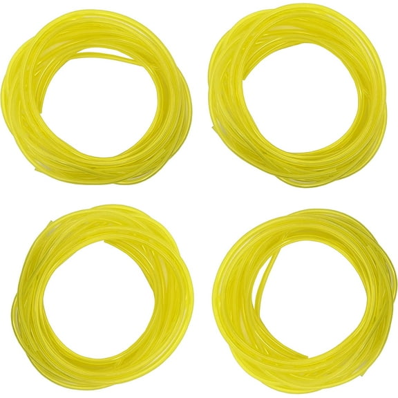 Genligt 4 Size Gas Fuel Line Hose Tubing Each 4 ft. for Chainsaw Lawn Mower String Trimmer Blower Weedeater