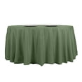 thumbnail image 3 of BalsaCircle 108" Round Polyester Tablecloth Wedding Table Linens Willow Green, 3 of 5