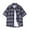 Navy, variant on Jgppe Men's Plaid Short Sleeve Shirt Summer Casual Lapel Button down Shirts with Chest Pocket Dress Shirt Work