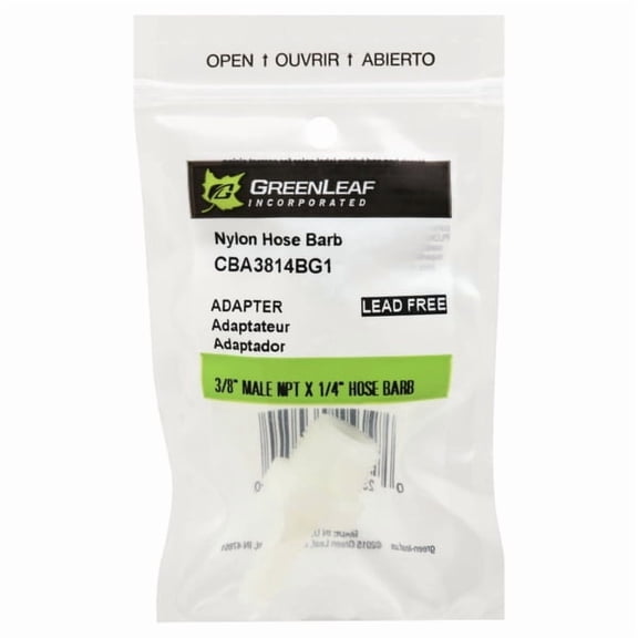 ADPTR BARBXMPT 1/4X3/8
