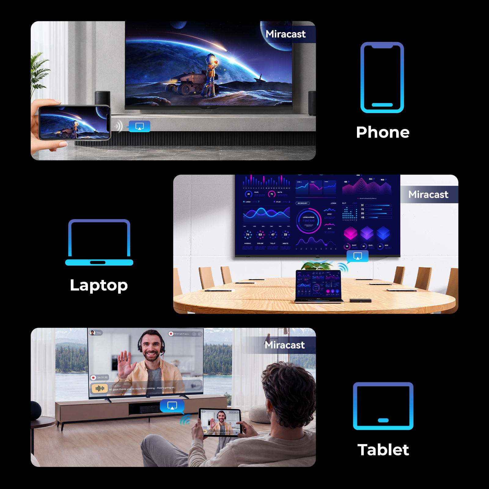 FPD 32" 720p Smart TV with Tizen and Voice Control photo 8
