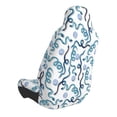 thumbnail image 2 of Fuzoiu Hand Drawn Snake Print Elastic Car Seat Covers, Seat Cover Protector,Universal Fit Interior Covers for Most Cars,Washable Seat Cover Non Slip for SUV,Sedan,Van, 2 of 5