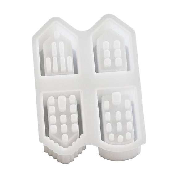 House DIY Silicone Molds Resin Casting Molds For UV Resin Epoxy Resin Jewelry Making White 125x85x25mm