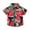 Watermelon Red, variant on Odeerbi Toddler Shirts Boys Hawaiian Shirts Kids Summer 2025 Casual Beach Wear Print Short Sleeve Shirt Baby Clothes White